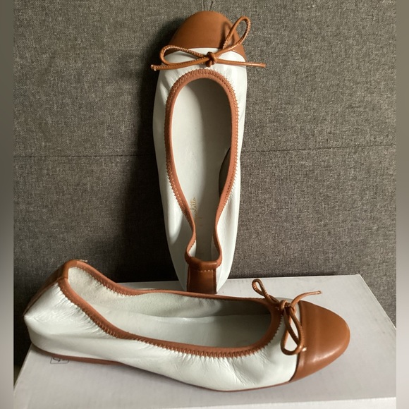 🇮🇹 Giorgia Spagnoletto Italian leather ballet flats Ballerina - Picture 1 of 10